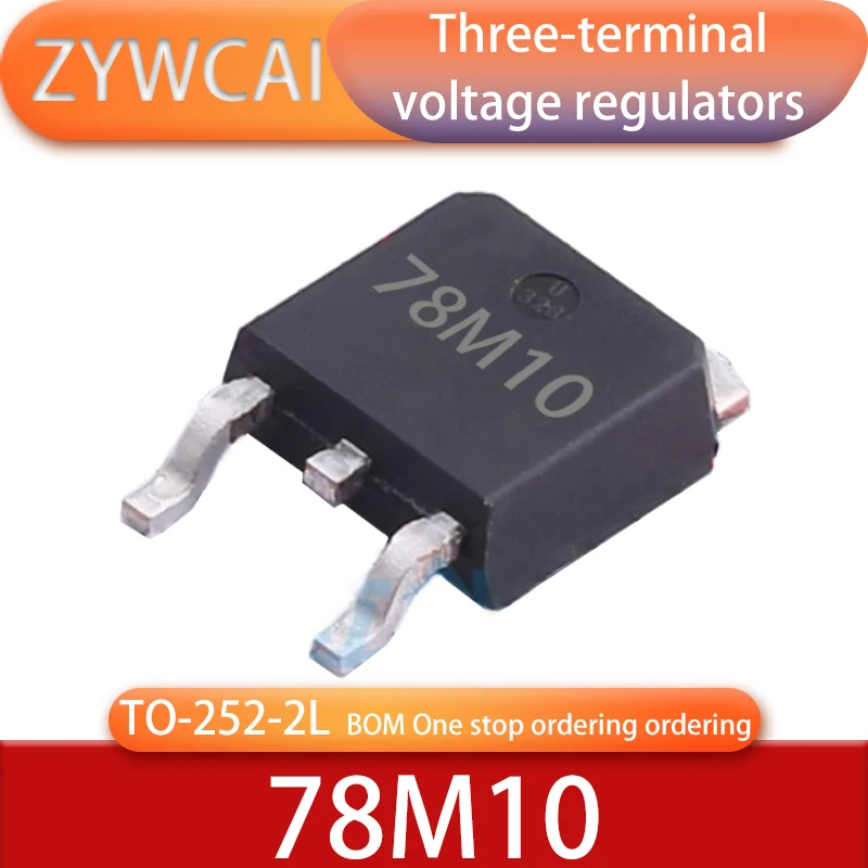 78M10 TO-252-2 10pcs Encapsulate Input 35V output 10V 500mA TO252 Linear Three-terminal Voltage regulator LDO triode