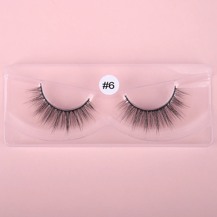 Bulk Wholesale Faux 3D Mink Lashes 100/500 Pairs Natural Eyelash Extensions Make up Tools for Beauty