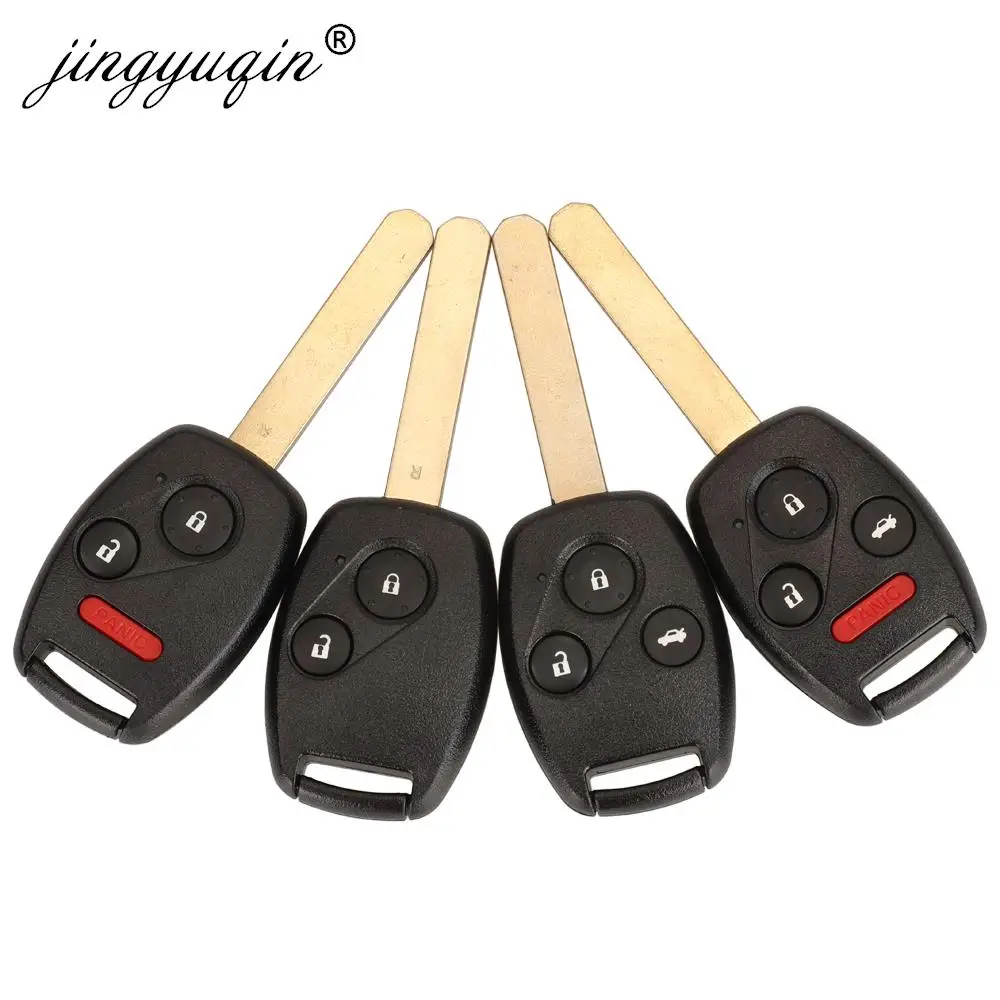 jingyuqin N5F-S0087-A Remote Car Key 433MHz ID46 Chip for Honda Civic 2006 2007+ Auto Keys Fob Control 72147-SNB-T010-M2