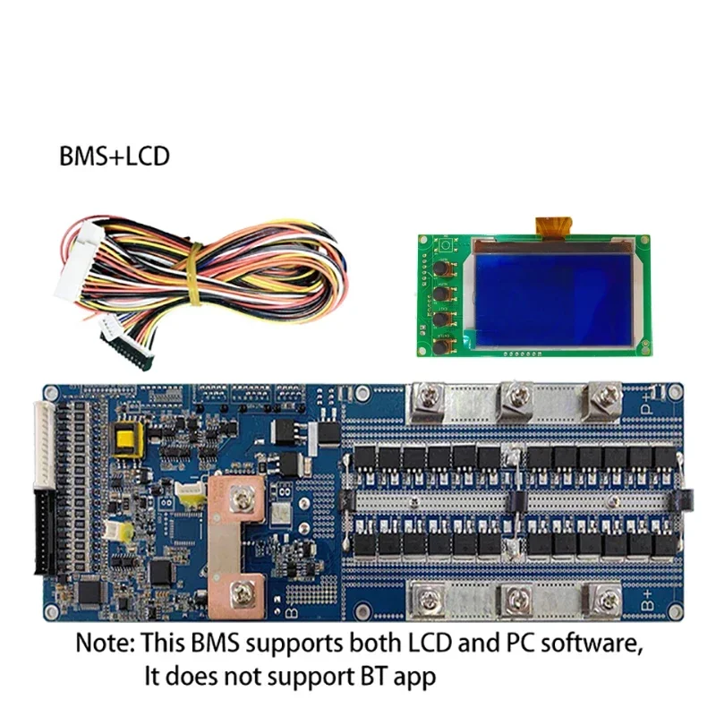 Seplos Smart BMS 13S 14S 15S 16S 100A 150A 200A 48V CAN/RS485 Board Bluetooth LiFePO4 Batterij Communicatie met Omvormer 2.0ver 10E - afbeelding 1