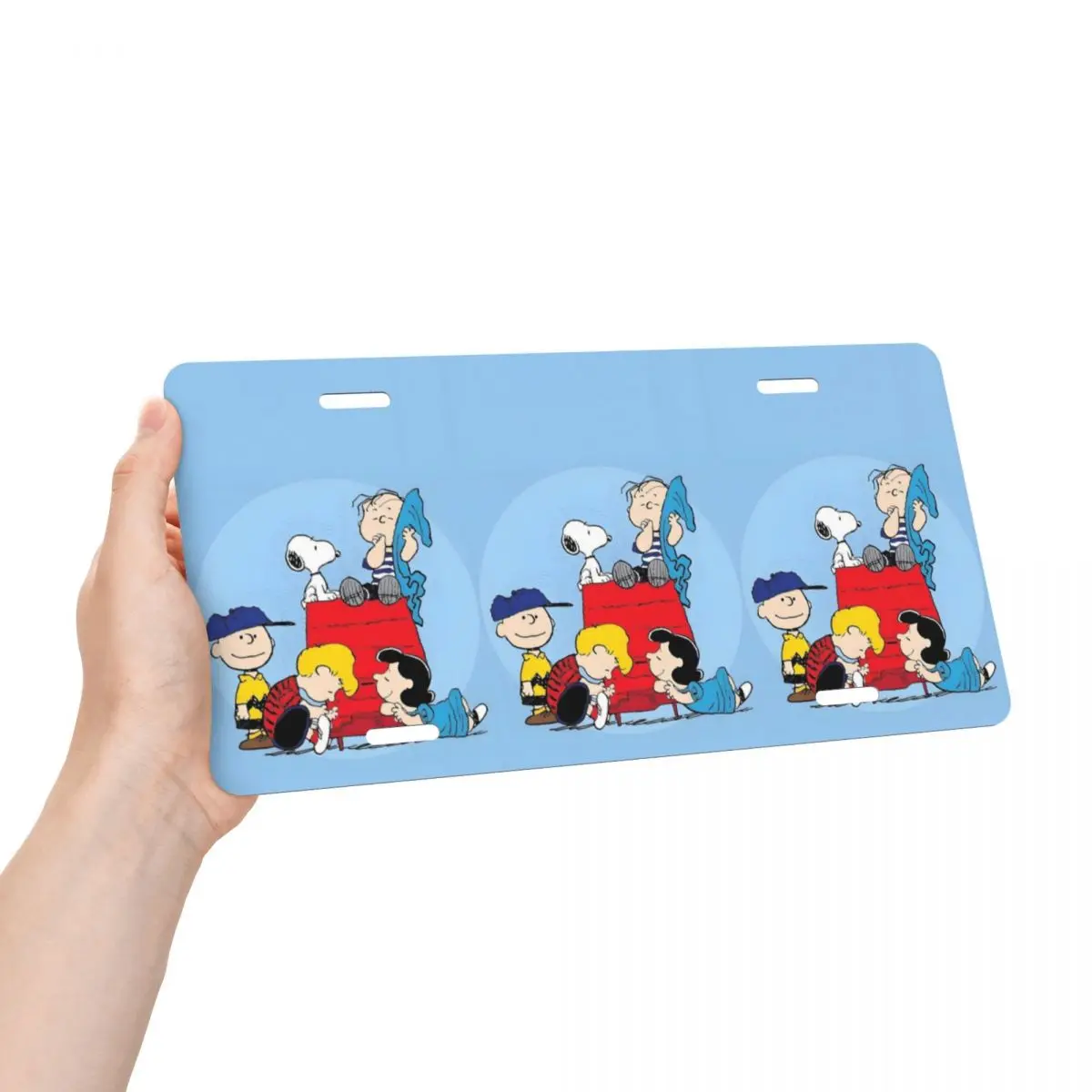 مخصص لطيف S-Snoopys الكرتون لوحة ترخيص بارد الزخرفية سيارة الجبهة لوحة ترخيص الألومنيوم معدن تسجيل الغرور العلامة 6X12 بوصة