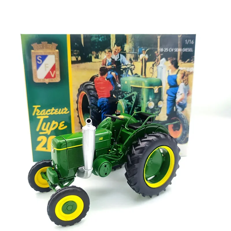 1:16 18-25 CV Diecast Model Car SOCIETE FRANCAISE VIERZON - TYPE 201 TRACTOR - SEMI-DIESEL  Collection Favorite model ornaments