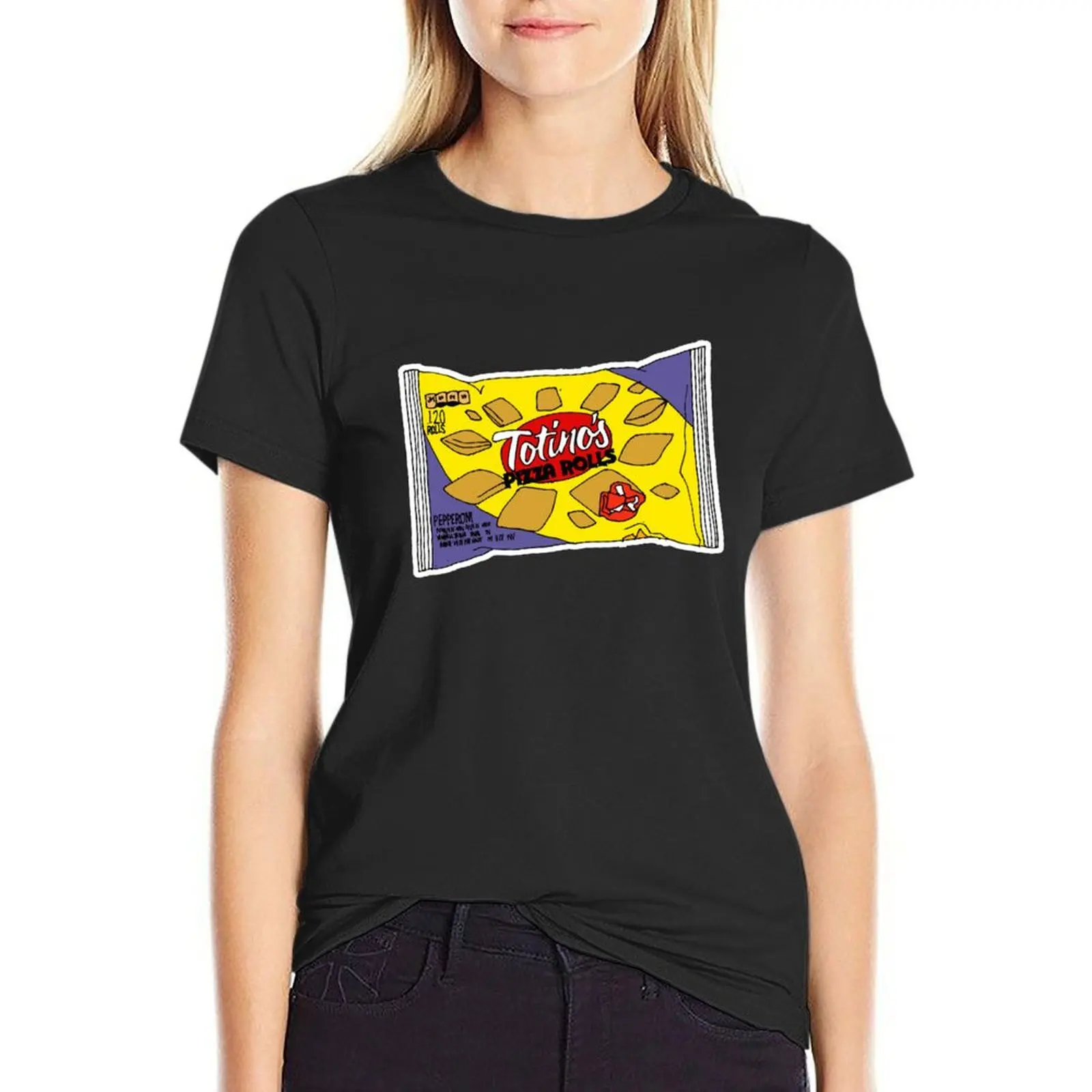 

Pizza Rolls T-Shirt cute clothes summer tops quick drying clothes for woman