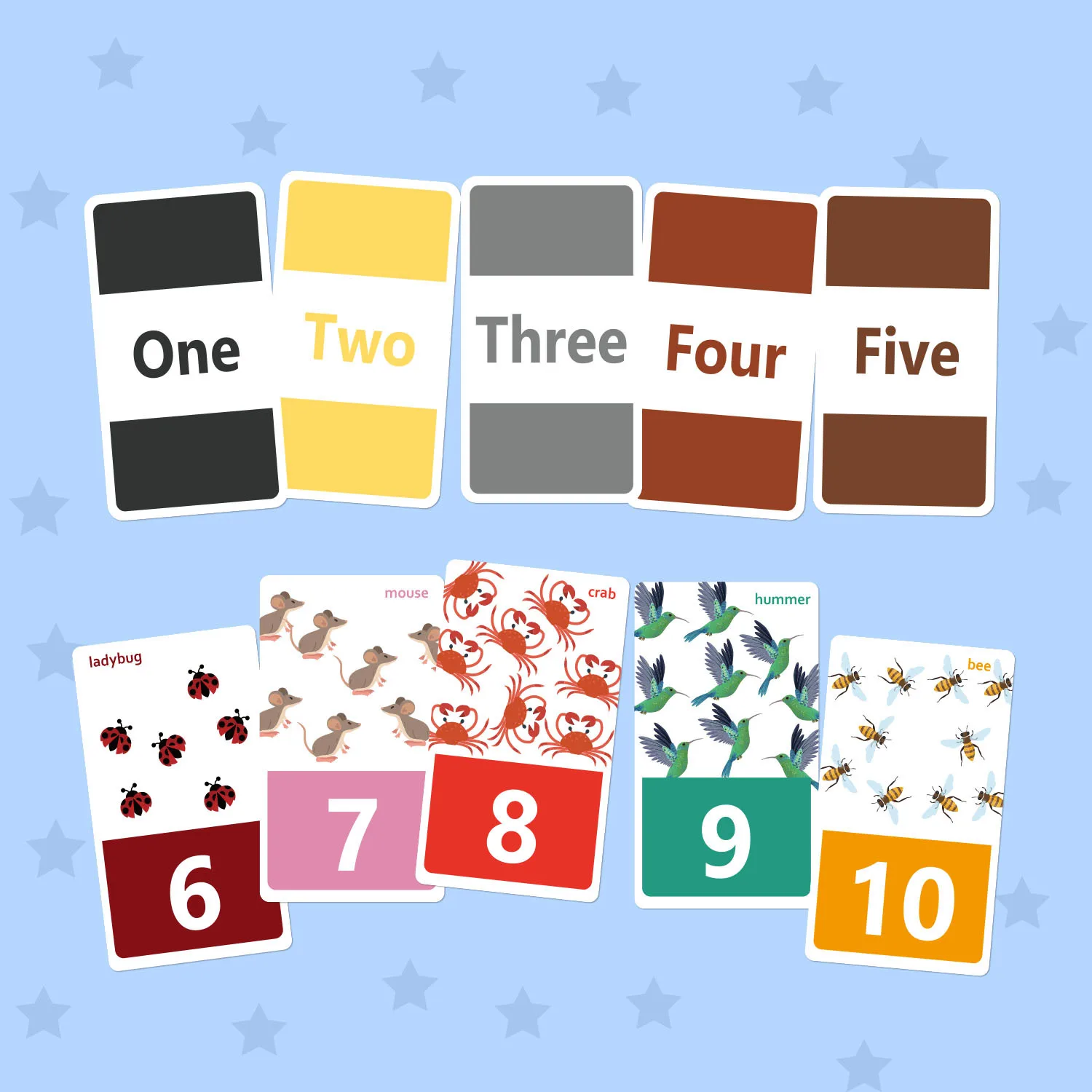 Children's early education cards,FlashCards, learning words, shapes, colors, numbers, English, vegetable letterscard visuals