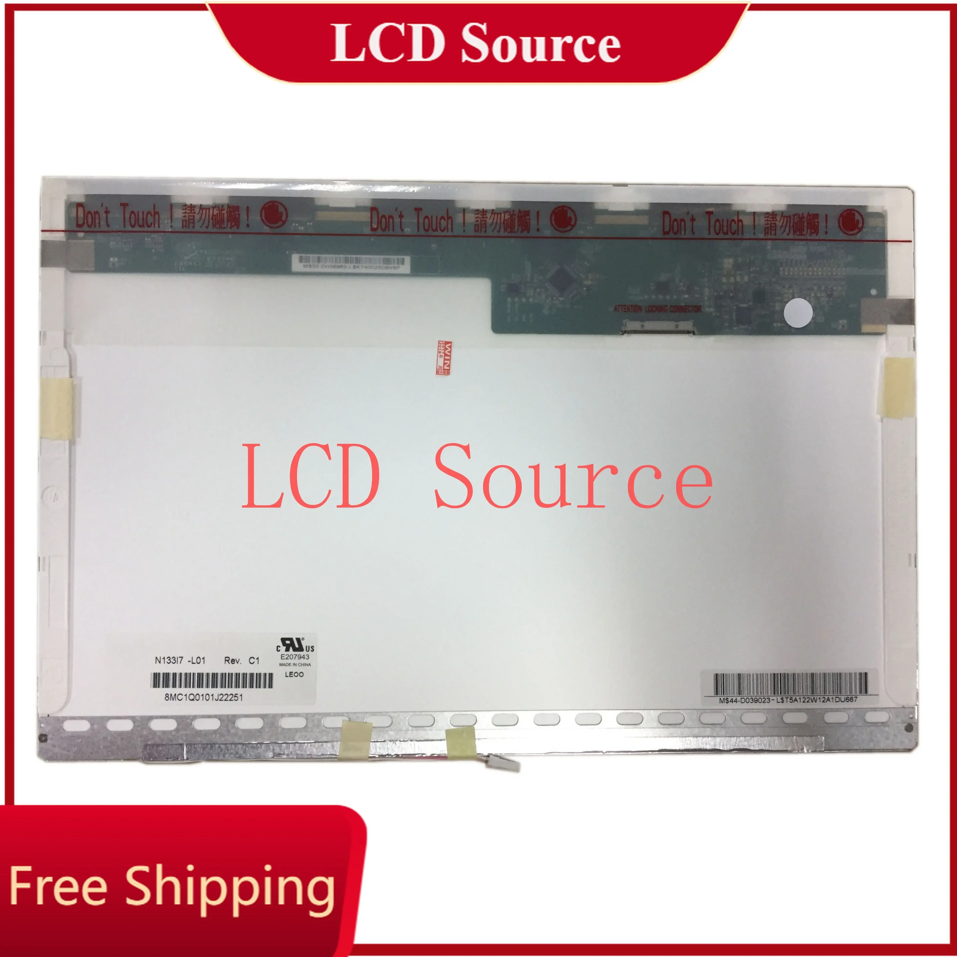 N133I7-L01 fit LP133WX1 TLA1 TLN3 20 PIN N133I1-L01 LTN133W1-L01 LCD SCREEN