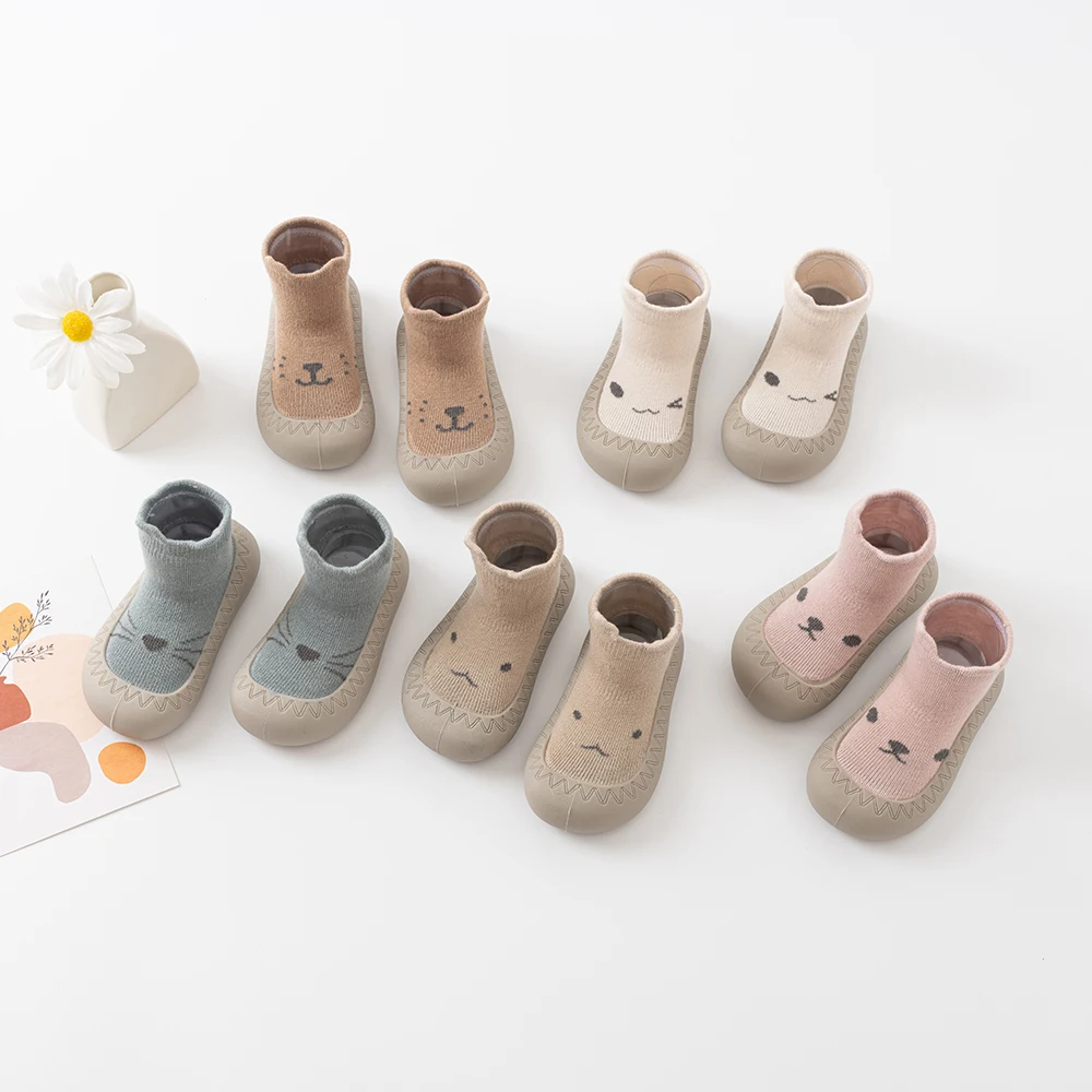 أحذية أرضية كرتونية مضادة للانزلاق للأطفال ، نعل مطاطي ، أحذية رياضية خفيفة الوزن ، مشوا مسبقًا ، أطفال صغار ، ربيع ، خريف ، 6 م-3 ص