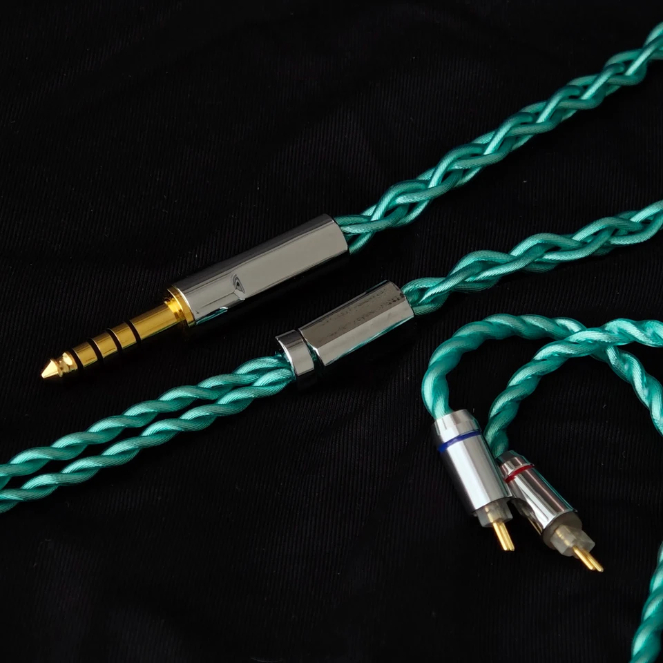 NiceHCK NX8 ハイファイ 4.4mmバランス ケーブル 1.2m