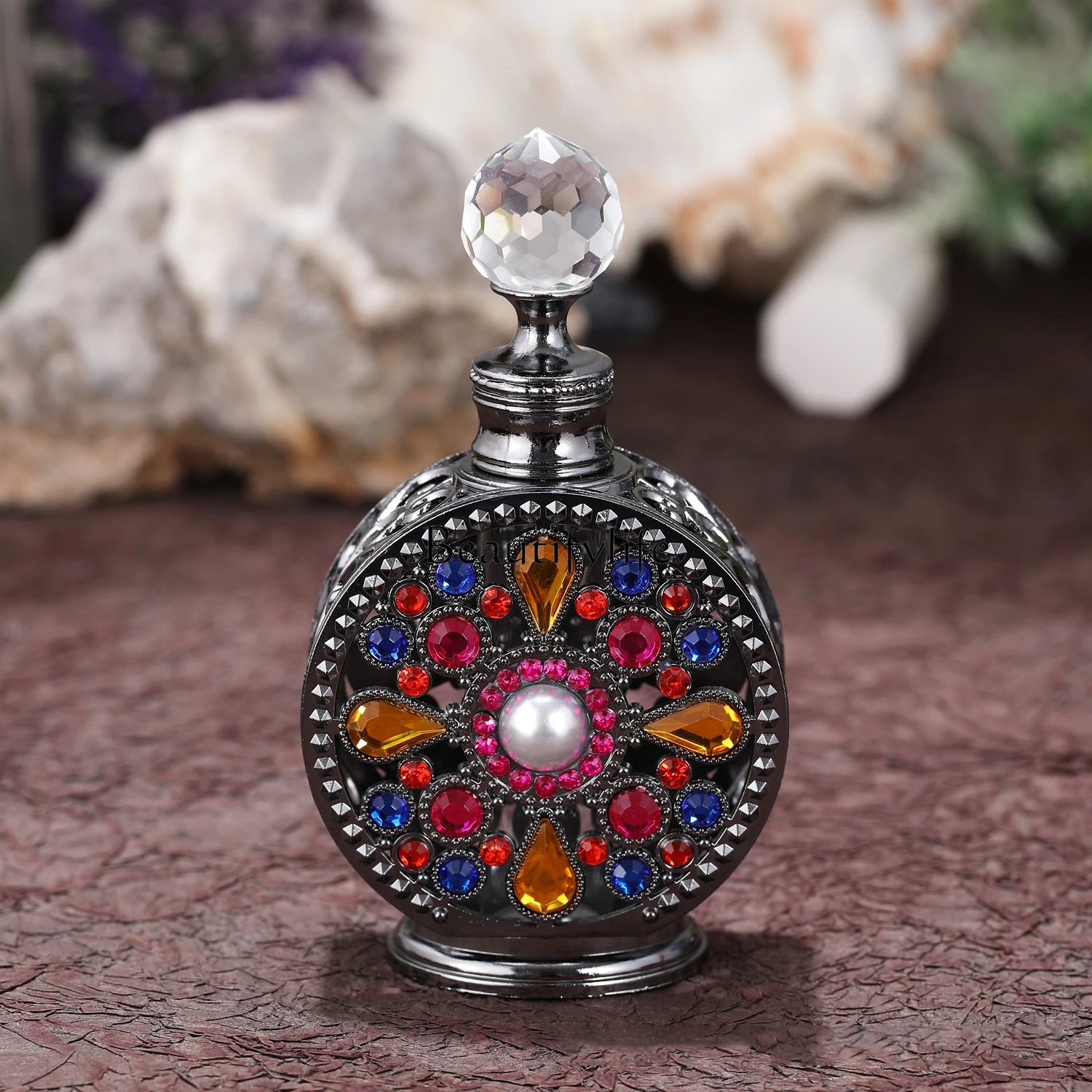 15ML Distributor Decorative Bottles Glass Jars and Crystal Lids Home Accessories