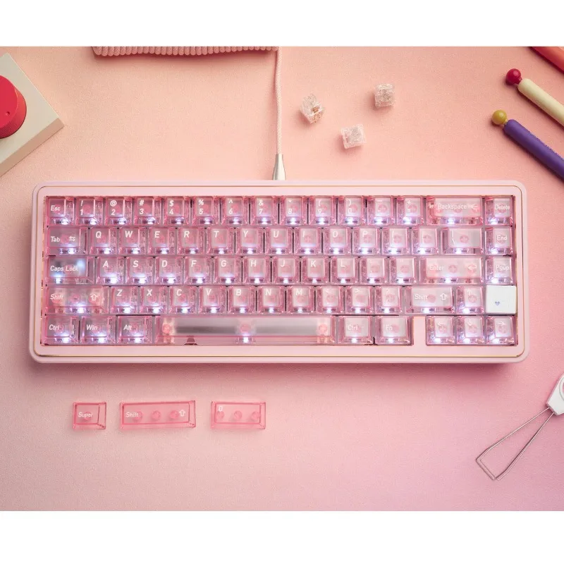 MXRSKEY Story65SE R3 Mechanical Keyboard Kit CNC Machined Aluminum Case Tri-mode Gasket Structure HIFI Barebone DIY Kit