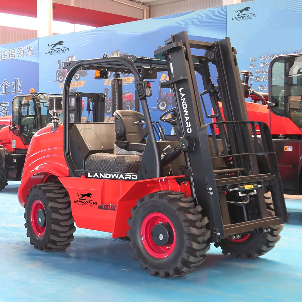 

Factory Customizat Hot sale 3 Ton 6 Ton Off-road Forklift 4WD Four-wheel Drive Forklift Cheap Mini Rough Terrain Forklift Price