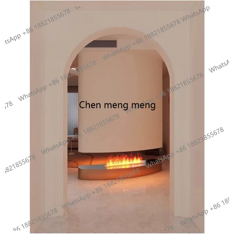 Fireplace decoration humidifier Home TV cabinet Background embedded simulation Flame customization