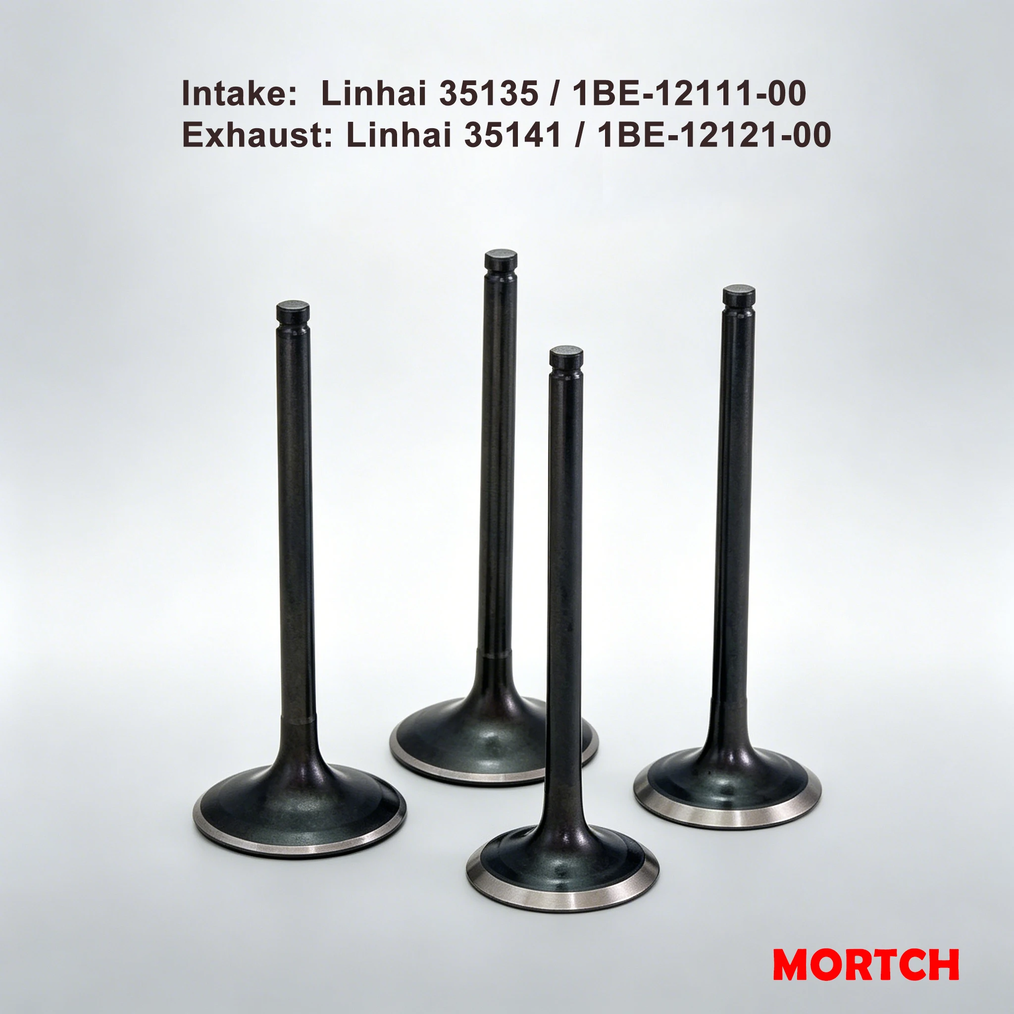 Intake Exhaust Valve Set 35135 1BE-12111-00 35141 1BE-12121-00 Replacement For Linhai ATV 500D 500-D M550 EFI M550L Engine Parts