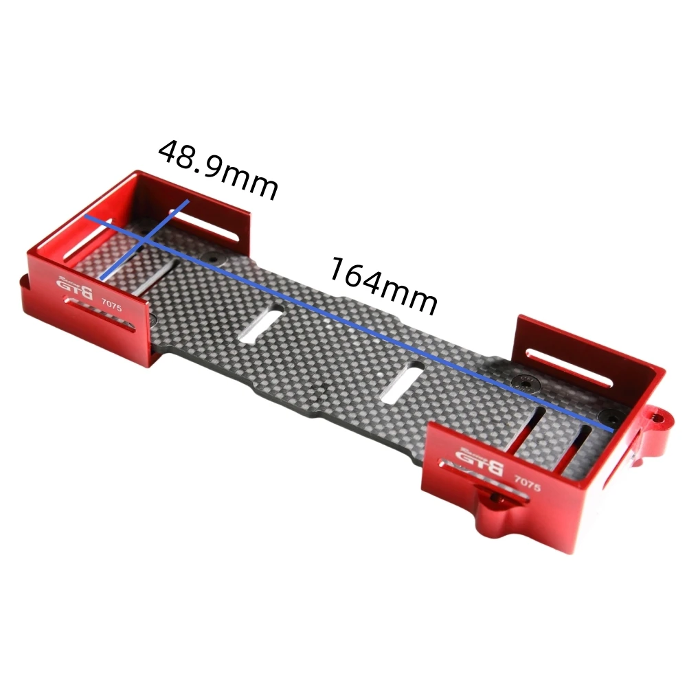 GTBRacing CNC Alumium 7075 T6 Battery Compartment Box Tray for 1:5 RC Car LOSI DBXL-E 2.0 Upgrade Spare Part