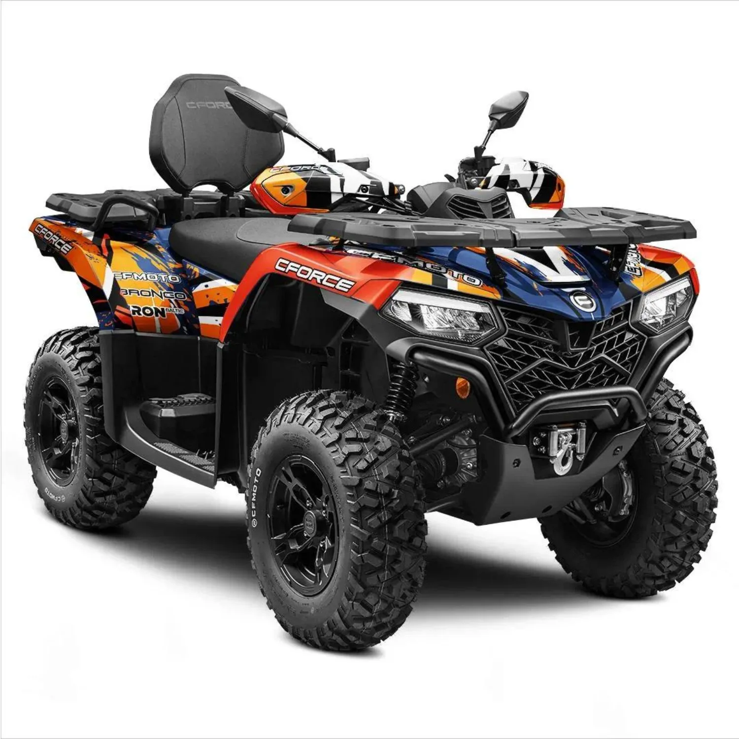 Body Fairing Sticker Decals Protective Quads / Atv 4x4 Full Graphic Kit For CFMOTO CFORCE 400+450+500+520 2022-2026  Design-7