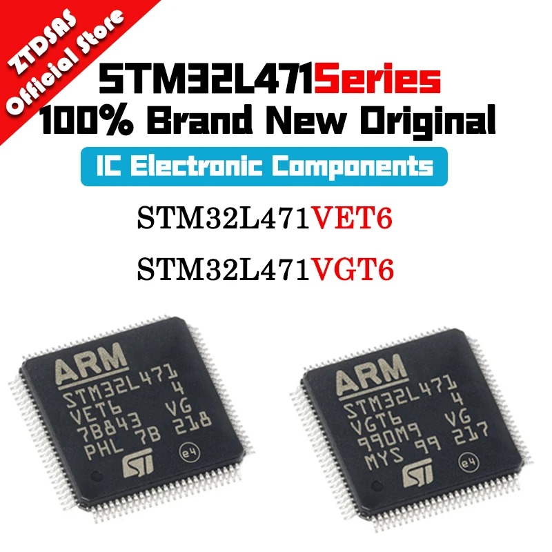 

New Original STM32L471VET6 STM32L471VGT6 STM32L471VE STM32L471VG STM32L471 STM32L STM32 STM IC MCU Chip LQFP-100