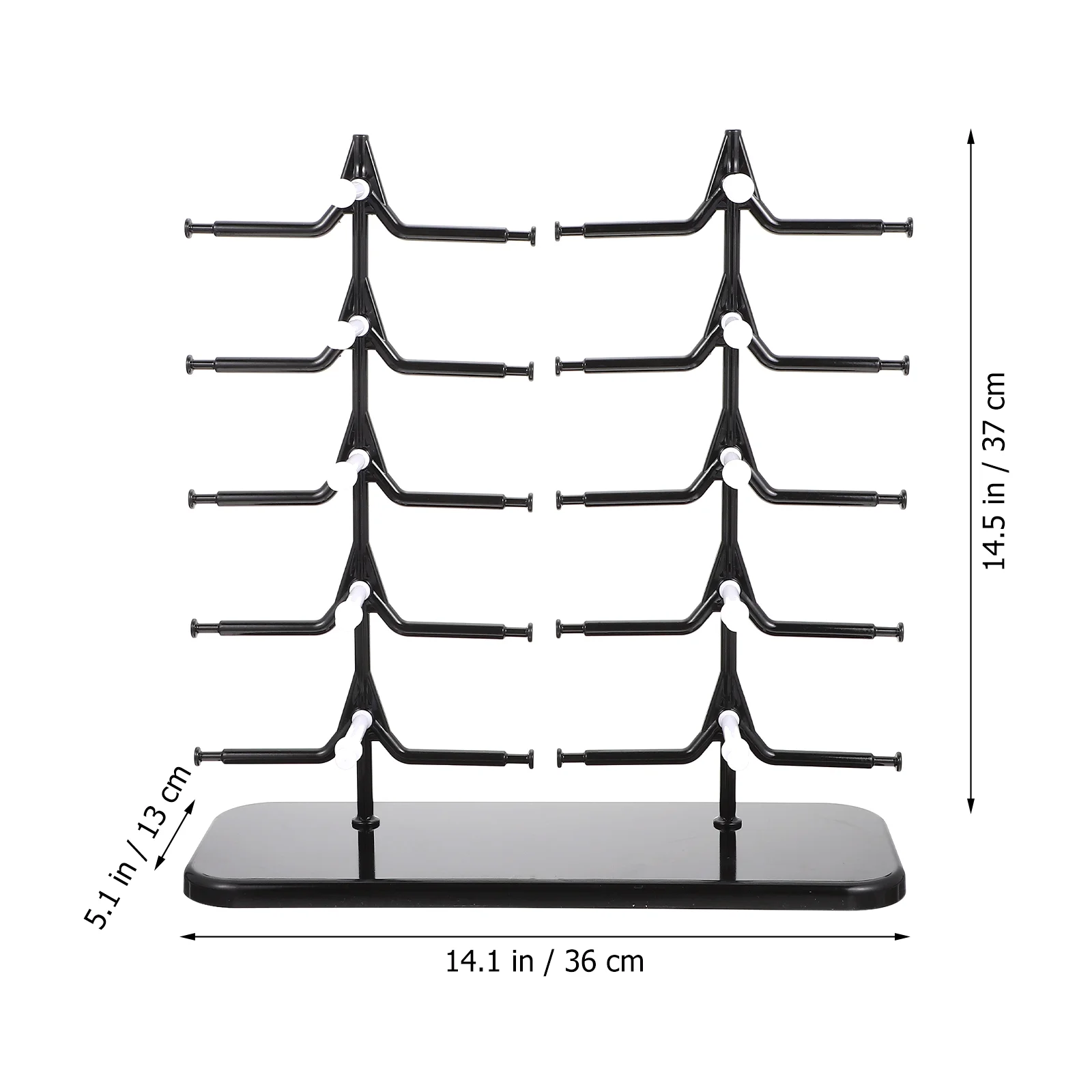 Bril Displaystandaard Brillenhouder Zonnebril Opbergframes Klein Multi-Tier Plastic Winkel