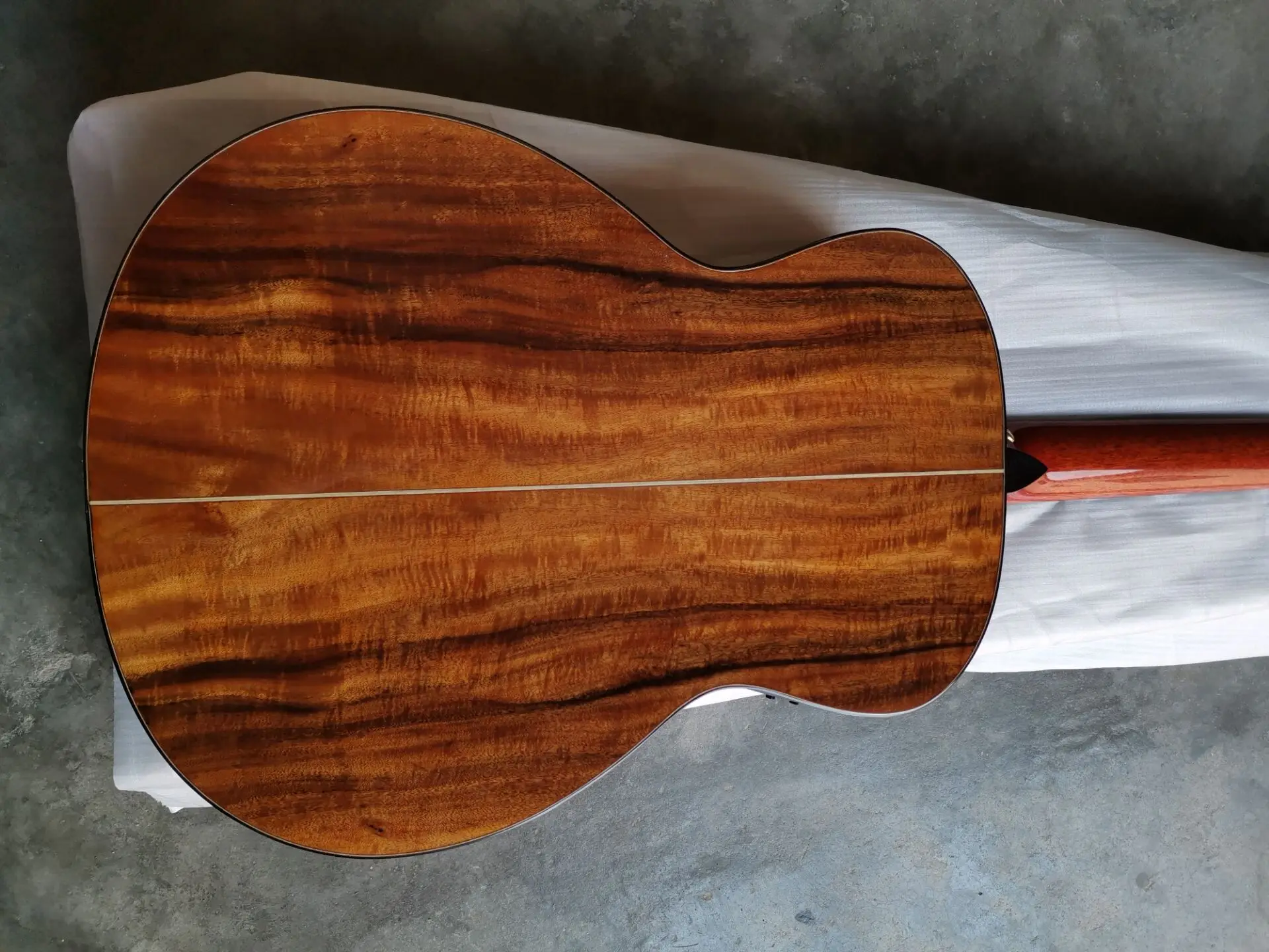 koa guitar 12 strings guitar armrest bevelled cutway 12 string acoustic electric guitar can ship from US UK