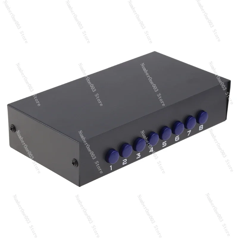 Port VGA Switch Video Switcher Box 1920*1440 250MHz 8 in 1 Out Support Selector for PC Monitor TV Projector