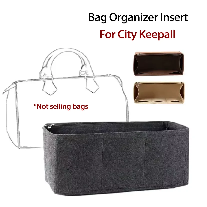 Felt Insert Organizer For Keepall 45 50 55 60 Travel Bag Organization And Lined Support Bag Cosmetic Storage Bag