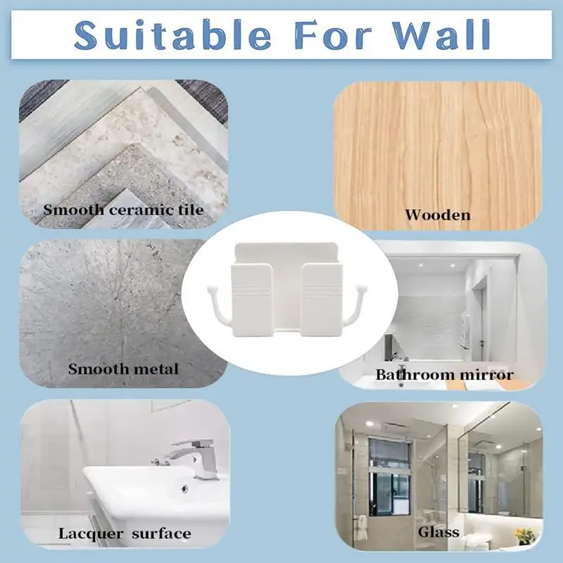 Penyangga ponsel perekat pasang dinding, ponsel kokoh & Aksesori sandaran telepon unik dan multifungsi untuk rumah dan kantor