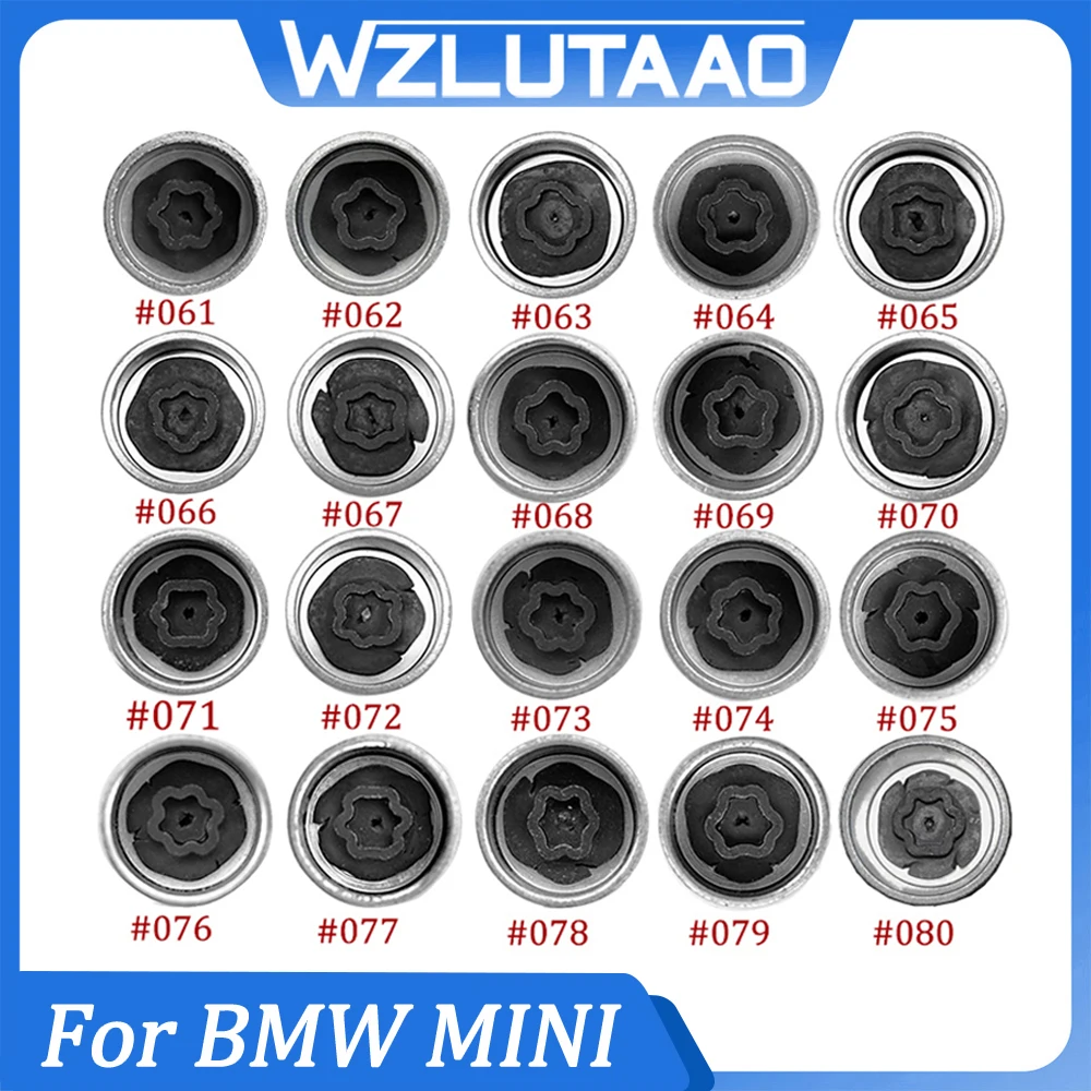 

#061 - #070 Car Tire Anti-Theft Screw Removal Tool Socket Wrench Disassembly Tool Key Sleeve For BMW MINI Repair Kit