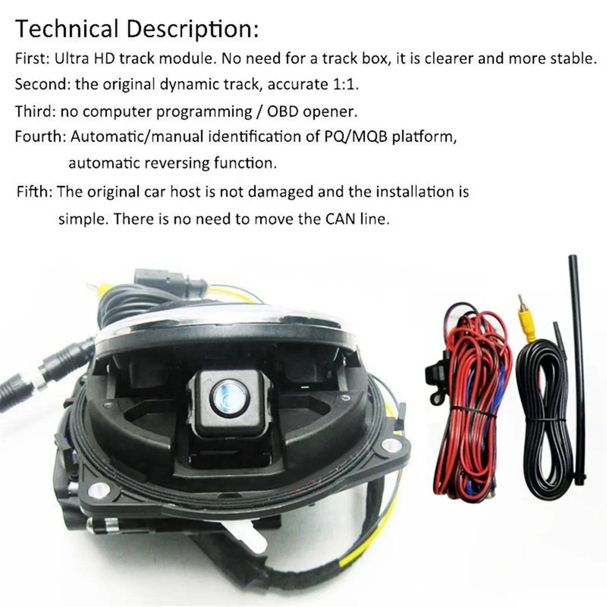 

ABWH_Car Reverse Parking HD Camera for Passat B8 B6 Golf MK7 MK5 MK6-Polo