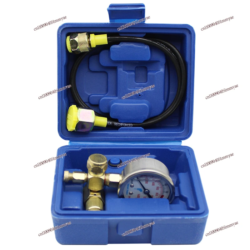 

Pressure Gauges Kit Nitrogen Gas Charging Hydraulic Breaker Hammer Device Measurement Accessories Test Gauge Tool 6MPa