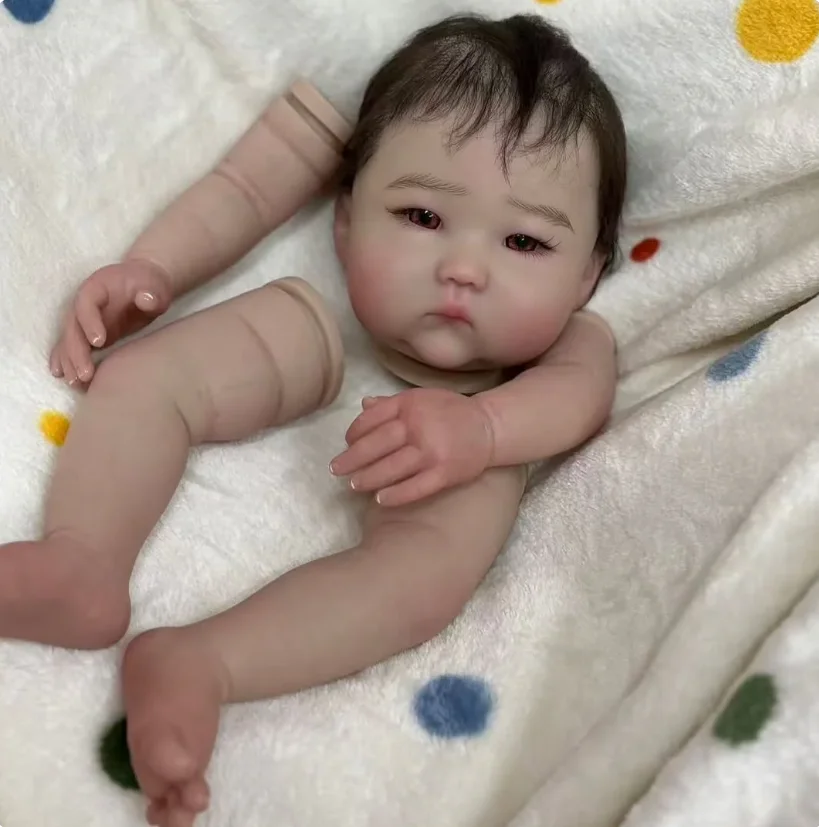 

Кукла St.Store 20 дюймов AnMING, готовая к сборке, с реалистичной окраской, мягкая на ощупь, с тканевым телом, милые игрушки для самостоятельной сборки