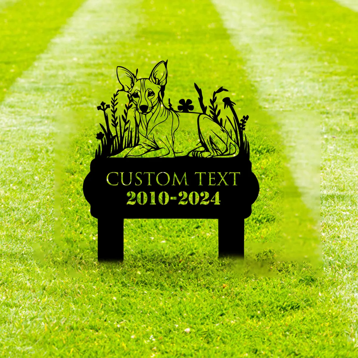 Custom Xoloitzcuintli Dog Memorial Stake, Xoloitzcuintli Stake Metal Sign, Dog Outdoor Stake, Pet Garden Stake Sign, Animal Yard