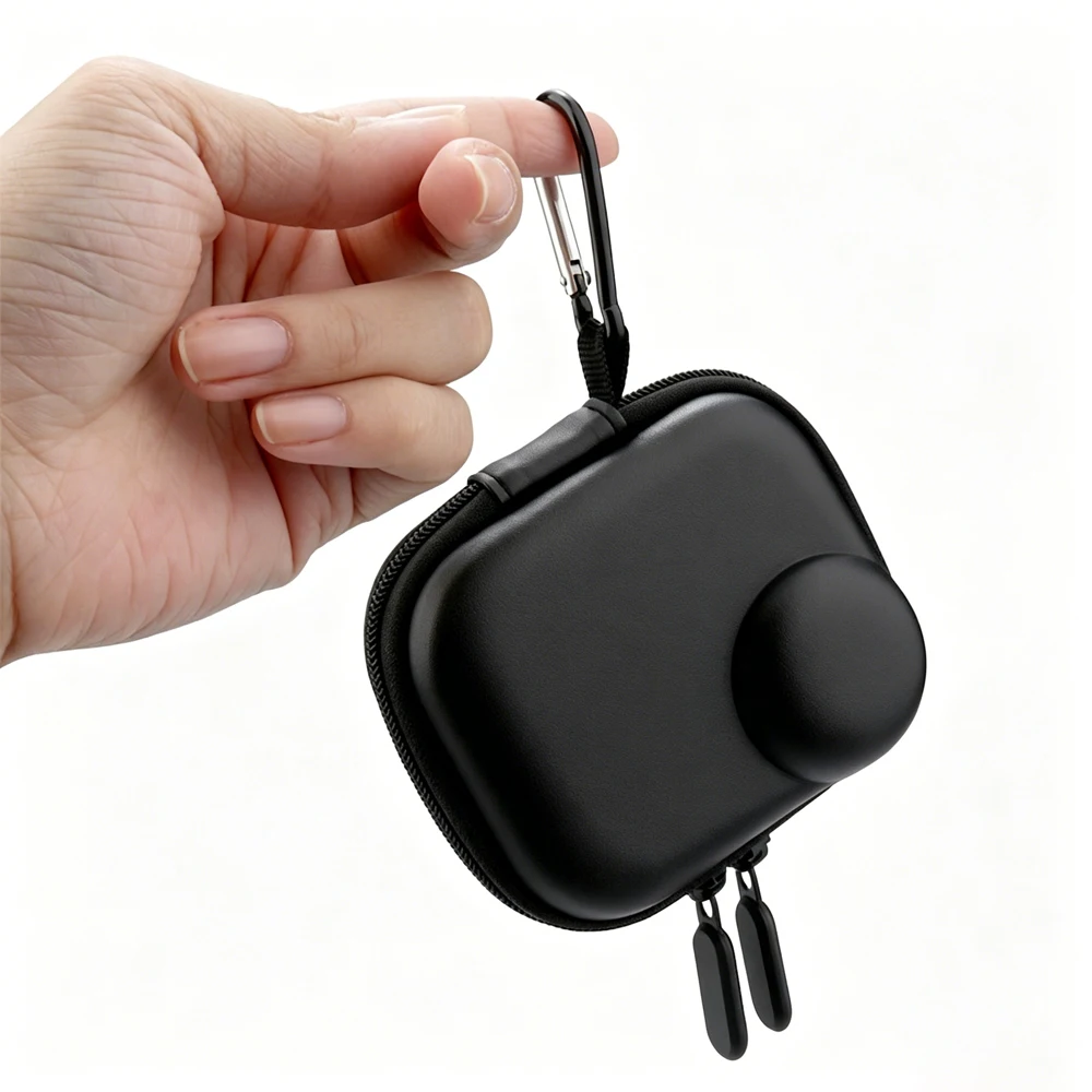 Mini Protective Carrying Case for DJI OSMO NANO Shockproof Hard Storage Bag with Metal Hook Portable Travel Pouch for Outdoor
