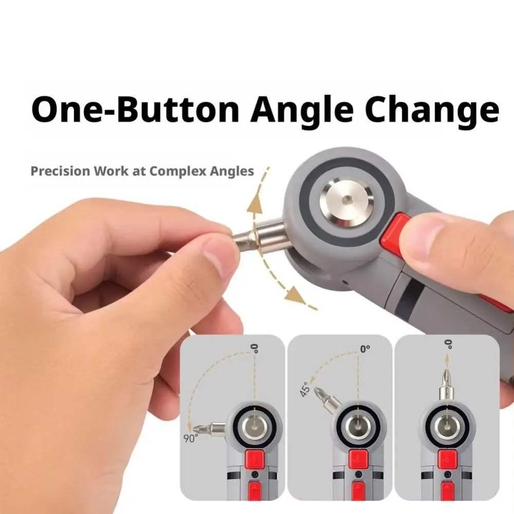 

Wireless 4 V Electrical Screwdriver Set Pen Shaped Ergonomic Cordless Screwdriver Smart Portable Power Drill Household