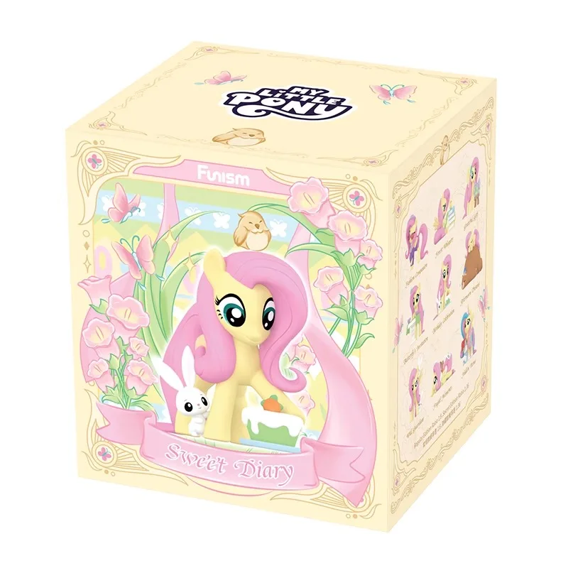 Original My Little Pony Fluttershy Sweet Diary Series Blind Box Ornament Action Figure Cartoon Decor CollectibleToy Holiday Gift image 3