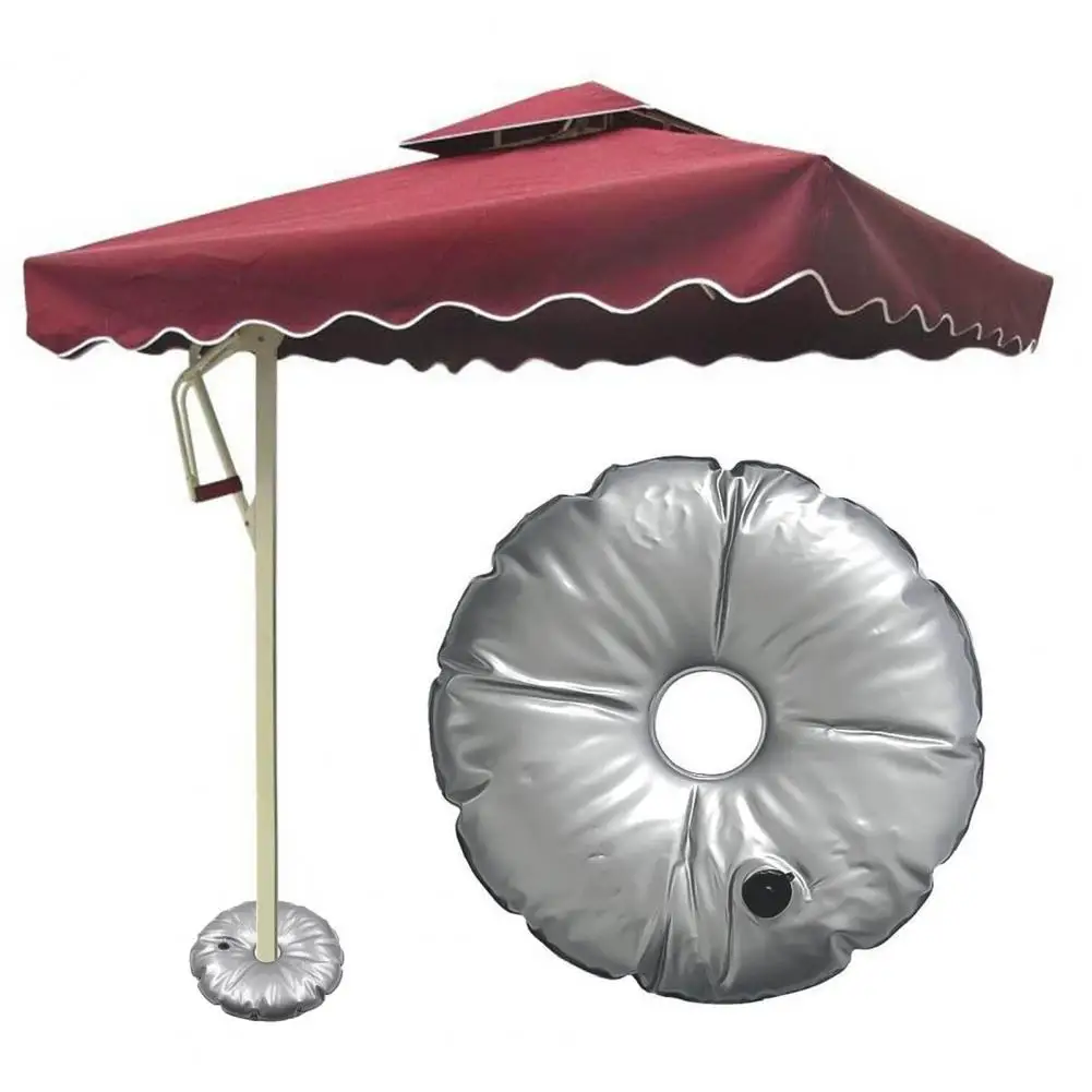 

Weight Bag for Feather Flag Base Collapsible Round Flagpole Base Weight Water Bag Portable Base for Beach Sun Umbrella