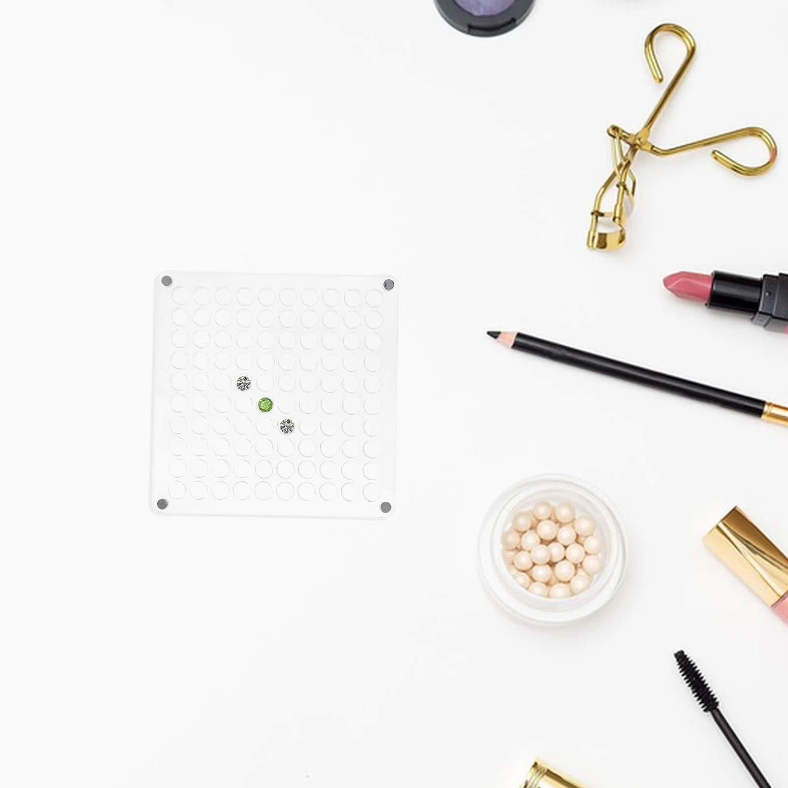 

Мини-витрина для ракушек, прозрачная акриловая подставка для украшений, органайзер для камней и драгоценных камней, компактный футляр для хранения мелких предметов