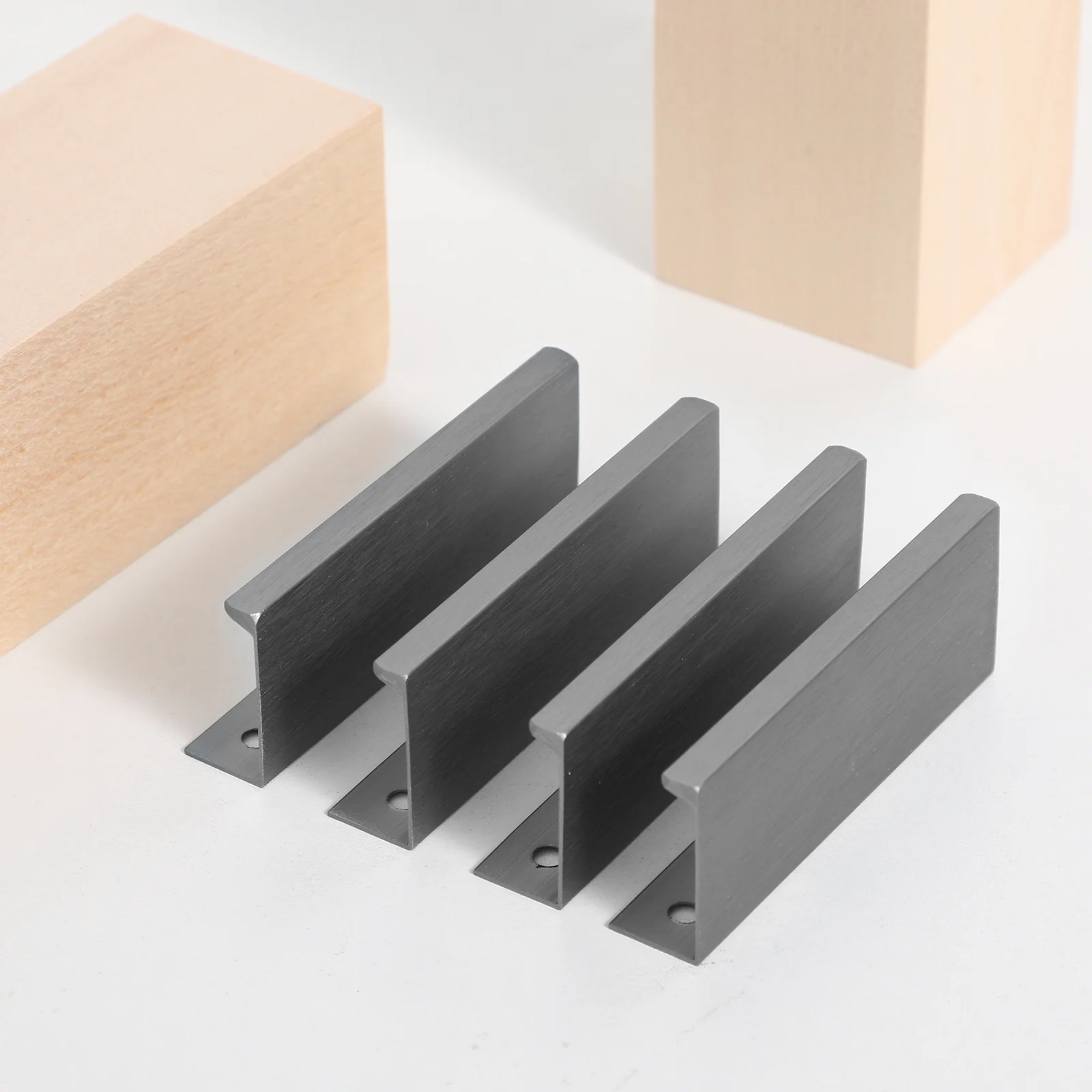 

10Pcs Invisible Cabinet Pulls Sleek Modern Design Smooth Texture Robust Aluminium Alloy Easy Installation Furniture Hardware