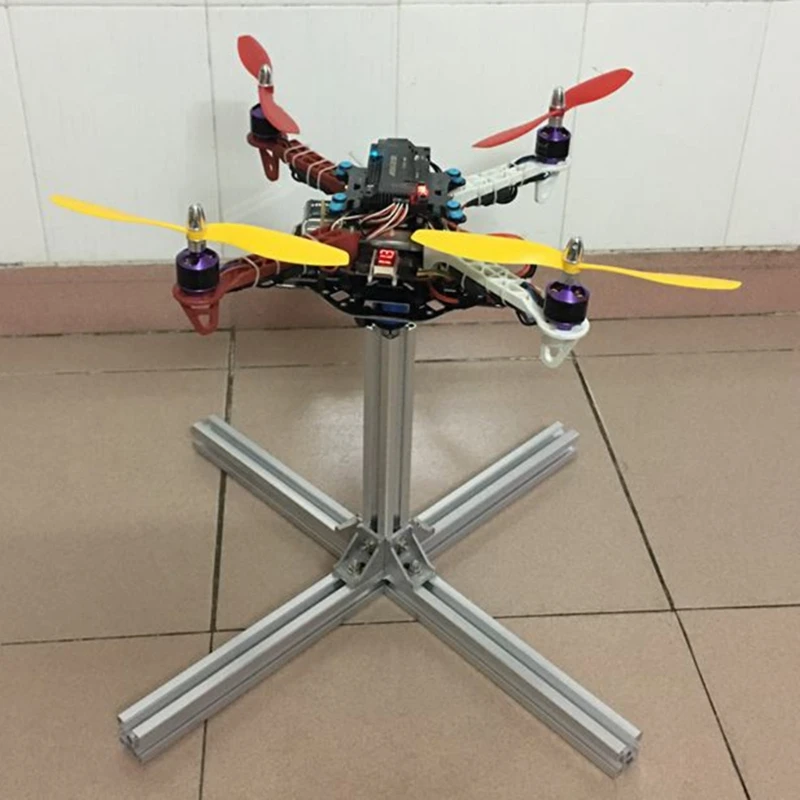 462E STM32 Quadcopter PID Tuning Stand Set Modelo 4 eixos Aeronave Gimbal PID Debugging Frame Alumínio