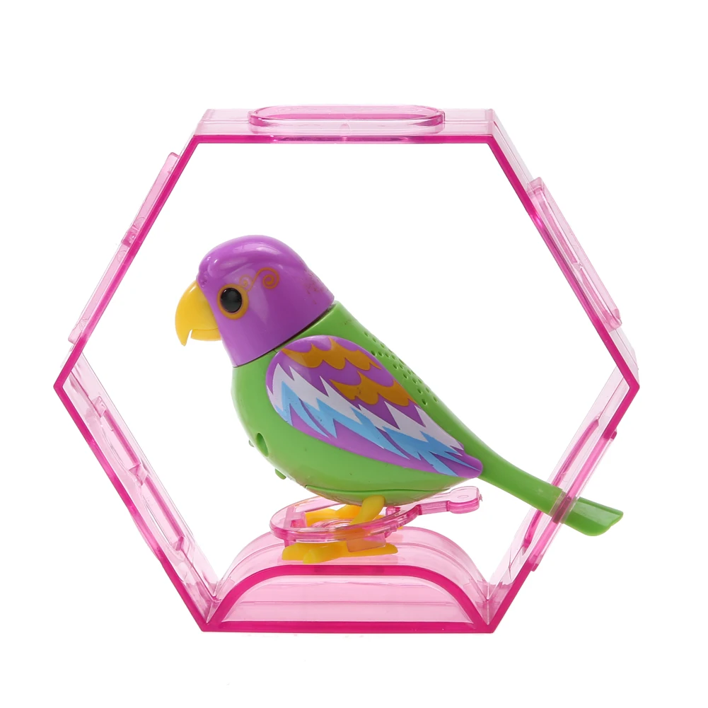 Control de voz de sonido de plástico para niños, juguete para regalo, Control de voz inteligente, Control de teléfono, pájaro canto