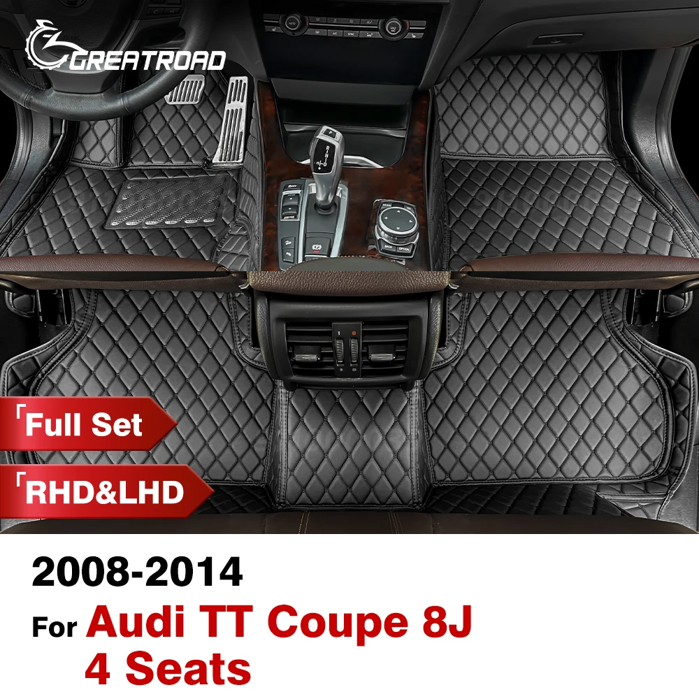 

Car floor mat for Audi TT Coupe 8J (4 Seats) 2008-2014 cargo liner carpet interior accessories cover