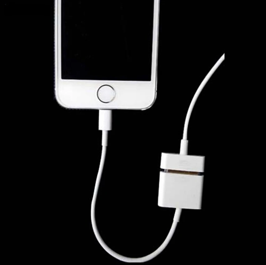 100pcs/lot White 15cm 30pin Female to 8Pin Data Charge Cable Dock For iPhone iPad