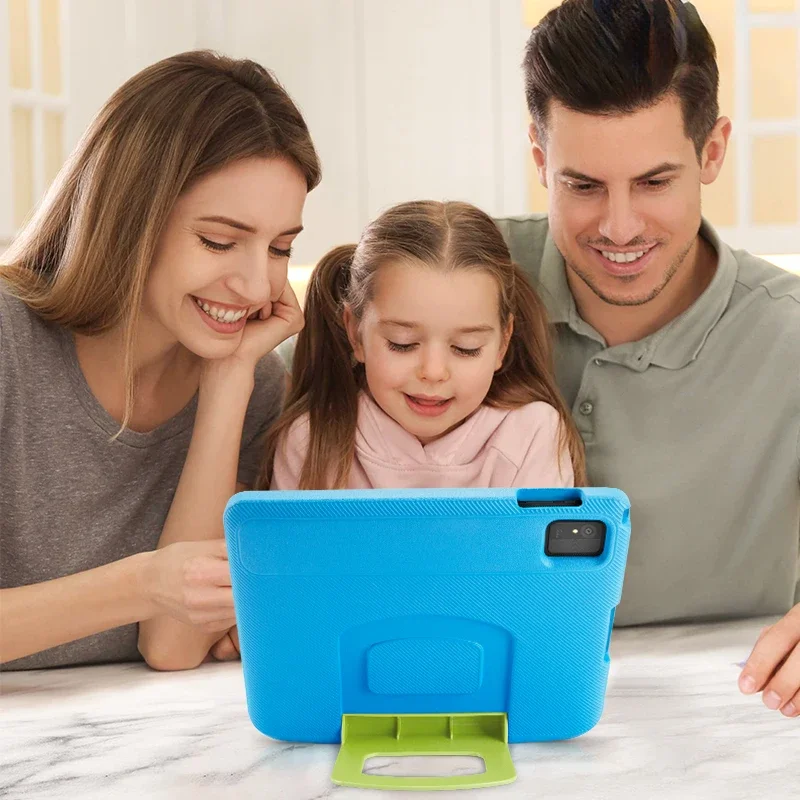 Tablet per bambini, tablet Android 15 per bambini da 10,1 pollici con schermo di protezione per gli occhi, 8 GB (4 + 4 GB) RAM 64 GB di archiviazione, batteria da 5000 mAh