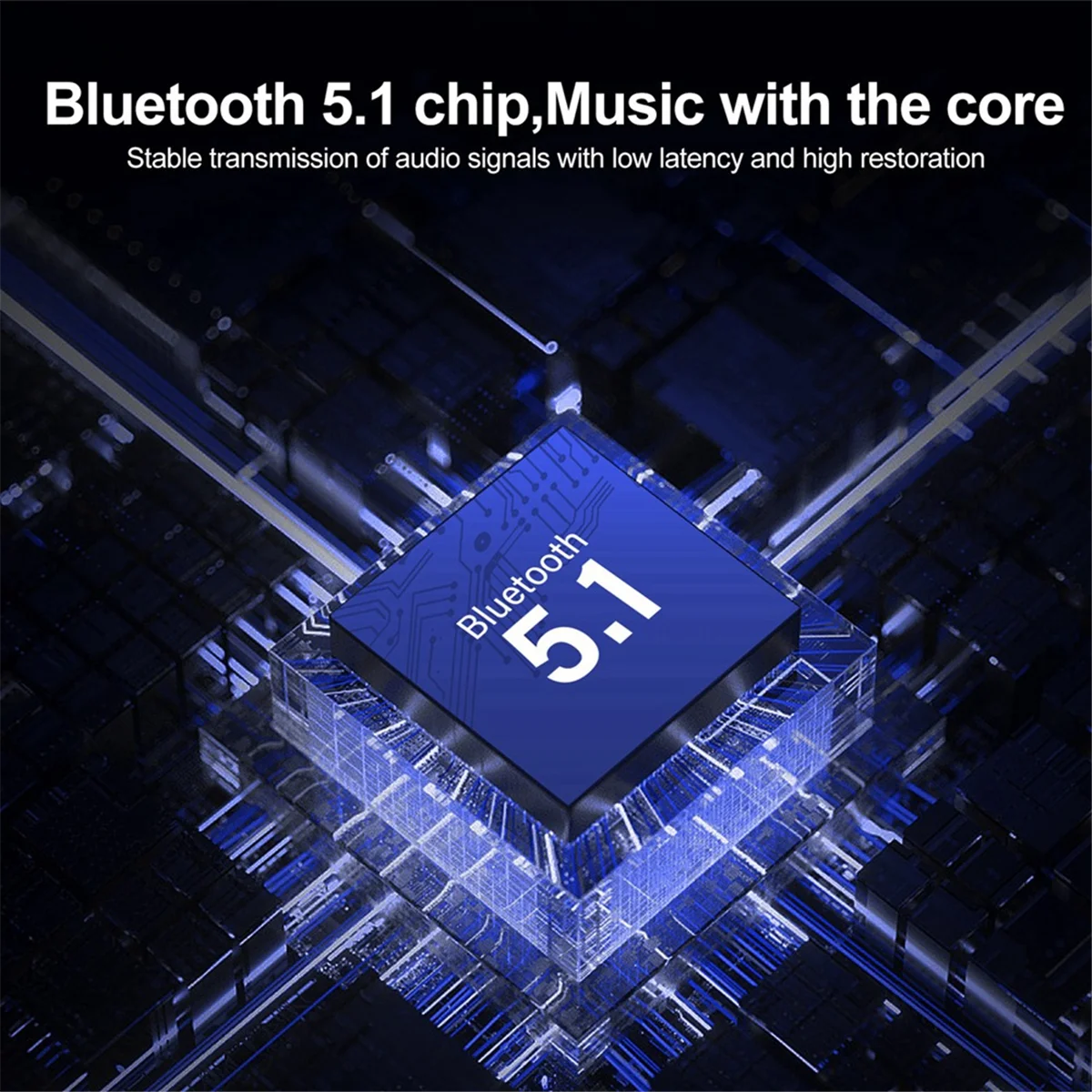 

GTMEDIA A4 Bluetooth 5.1 Receiver Wireless Audio Adapter with RCA, 3.5mm Jack, SBC/AAC Decoding for TV, Car&A47Q