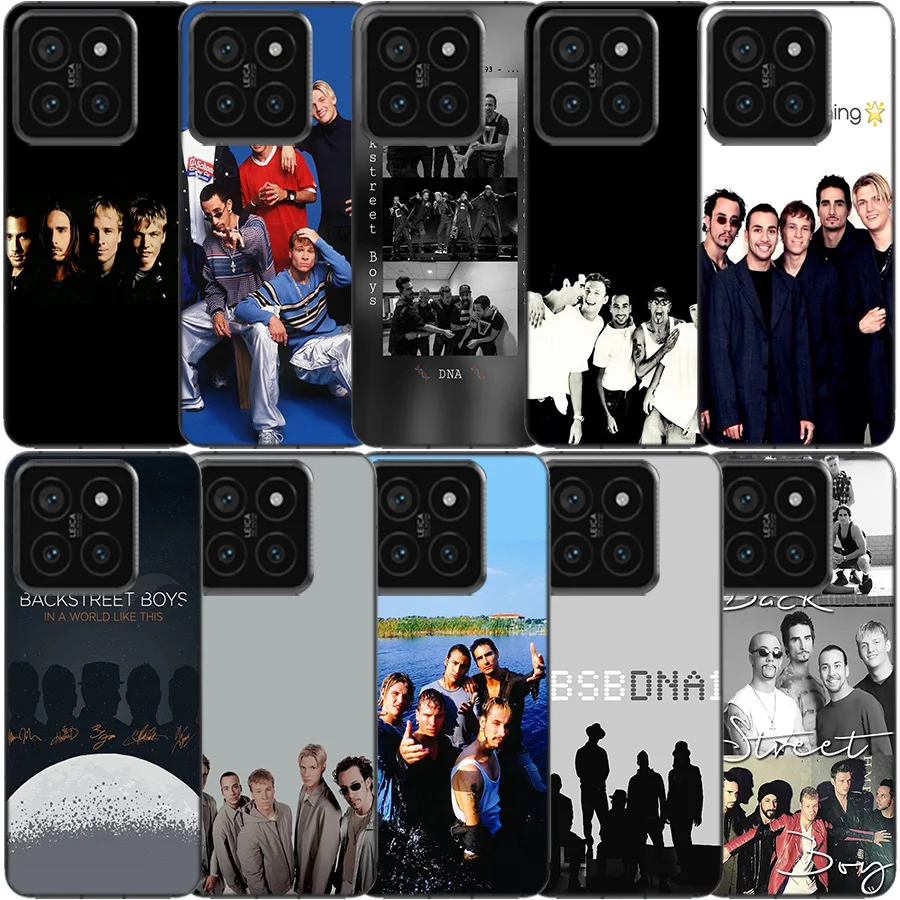 B-Backstreet Boys BSB Soft Clear Phone Case For Xiaomi Poco X6 X5 X7 Pro X4 X3 NFC F4 GT F6 F5 F3 M5 M5S M4 M3 Pro F2 F1 TPU Pat