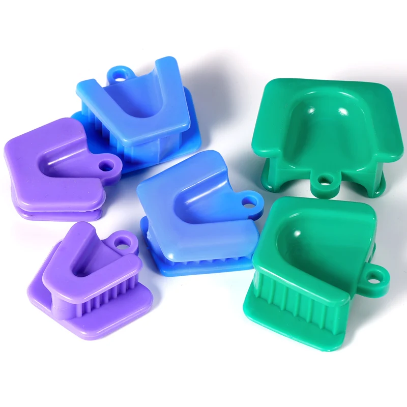 1pc Dental Occlusal Pad Rubber Bite Opener Blocks Mouth Opener Cheek Retractors Latex S/M/L