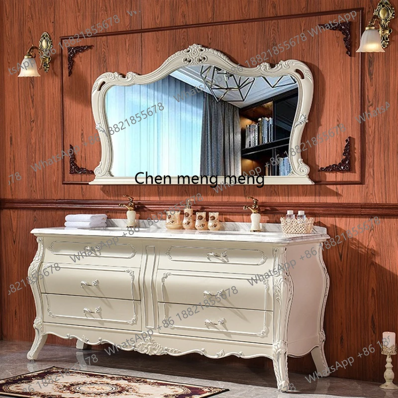 Light Luxury Bathroom Cabinets European-style Bathroom Cabinets Bathroom Floor-standing Home Furniture In Particolare