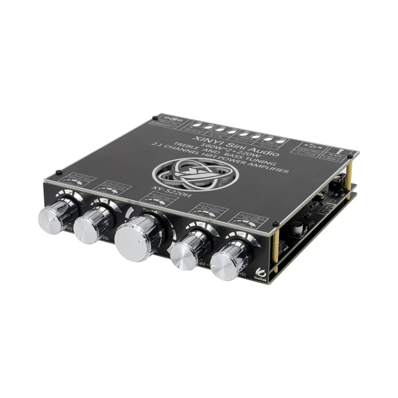 160W*2+220W TDA7498 Bluetooth Subwoofer Power Amplifier Board 2.1 Channel Hifi Class D Audio Power Amplifier Board Home Theater