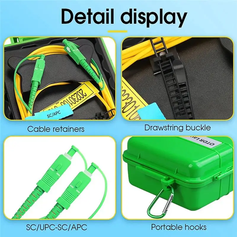 B84B-SC/APC-SC/APC OTDR Launch Cable OTDR Optical Fiber Cable Test Extension Line OTDR Dead Zone Eliminator Single Mode