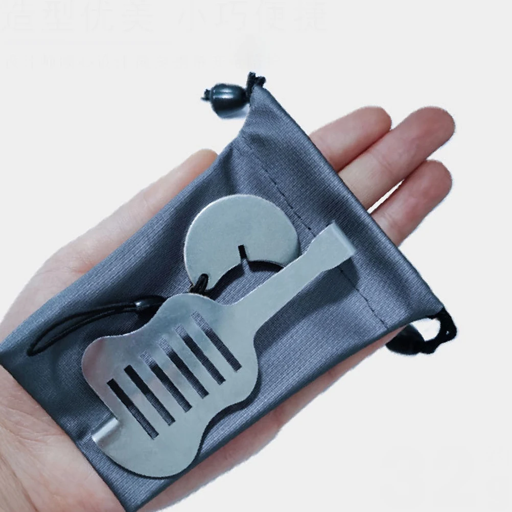 

Stainless Steel Door Stopper Latch Lock for Bathroom Hotel Anti Theft Portable Guitar Shape Mechanical Blocking Bolt Compact