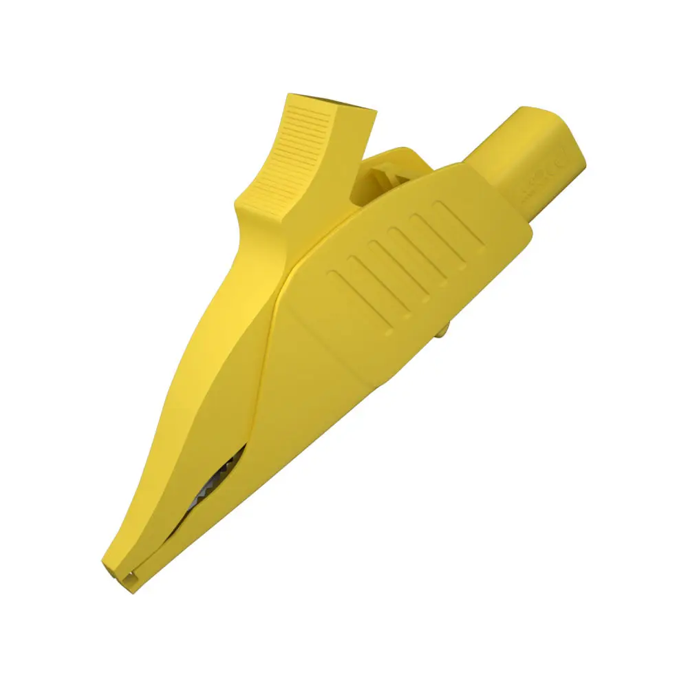 For For JZDZ Heavy Duty Copper Alligator Clip Insulated Dolphin Test Connector 4mm Banana Plug For Circuit Debugging