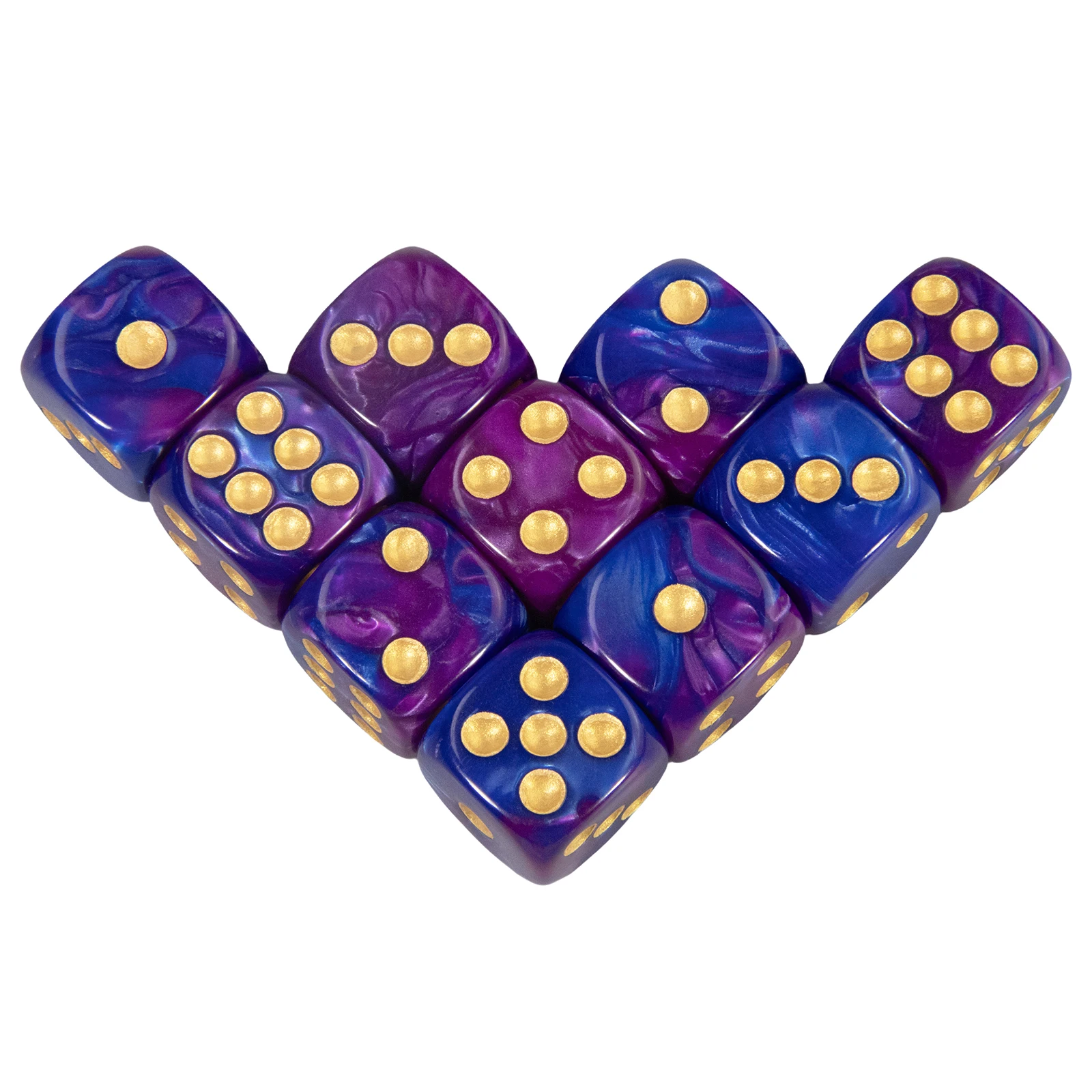 10pcs 16mm D6 Dice Mixing Color Rounded Corner Dice for Poker Game Family Entertainment Party Gathering Games view 5