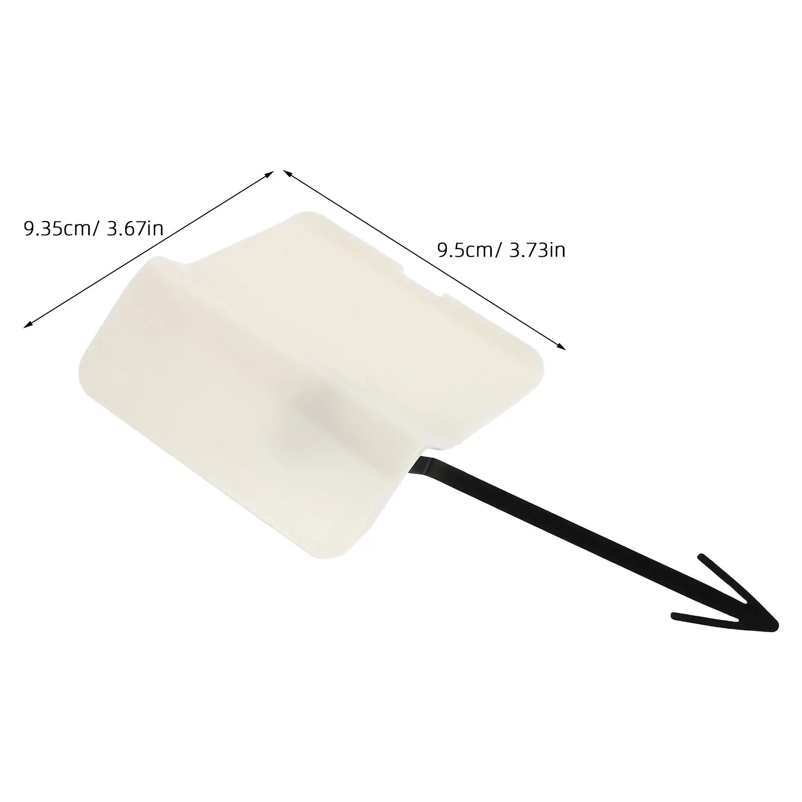 Rear Spare Tire Cover Camera Hole Cap Spare Wheel Protector Tailgate Backup Camera Port Cover Plastic Trim Compatible view 4